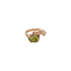 Peridot Rose Gold Ring