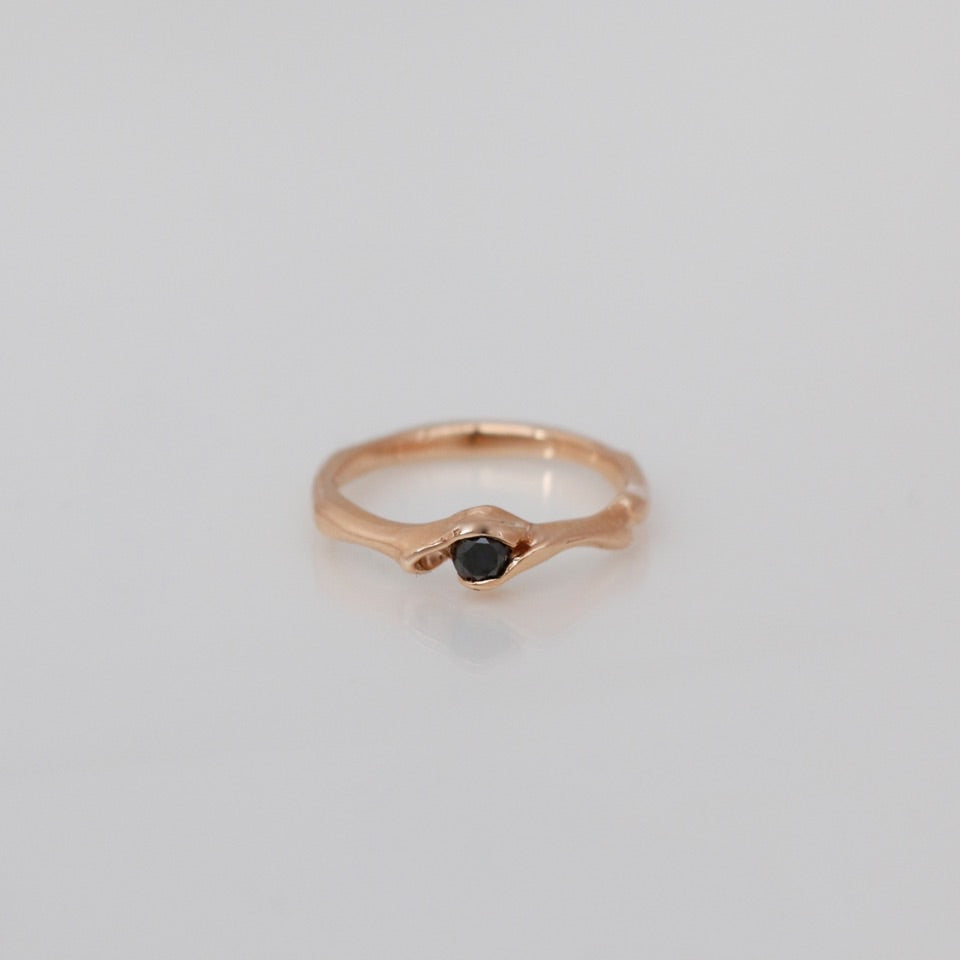 Black diamond “Sweetheart “ ring