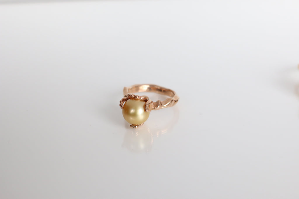 Australian South Sea Golden Pearl ring