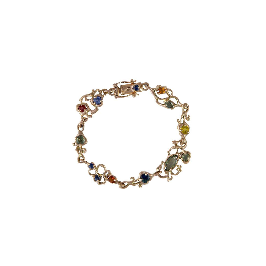 Rose Gold Sapphire Bracelet